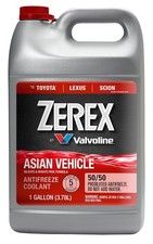 Zerex 50 50 Prediluted Asian Vehicle Red Coolant 1 Gallon Silicate Free picture