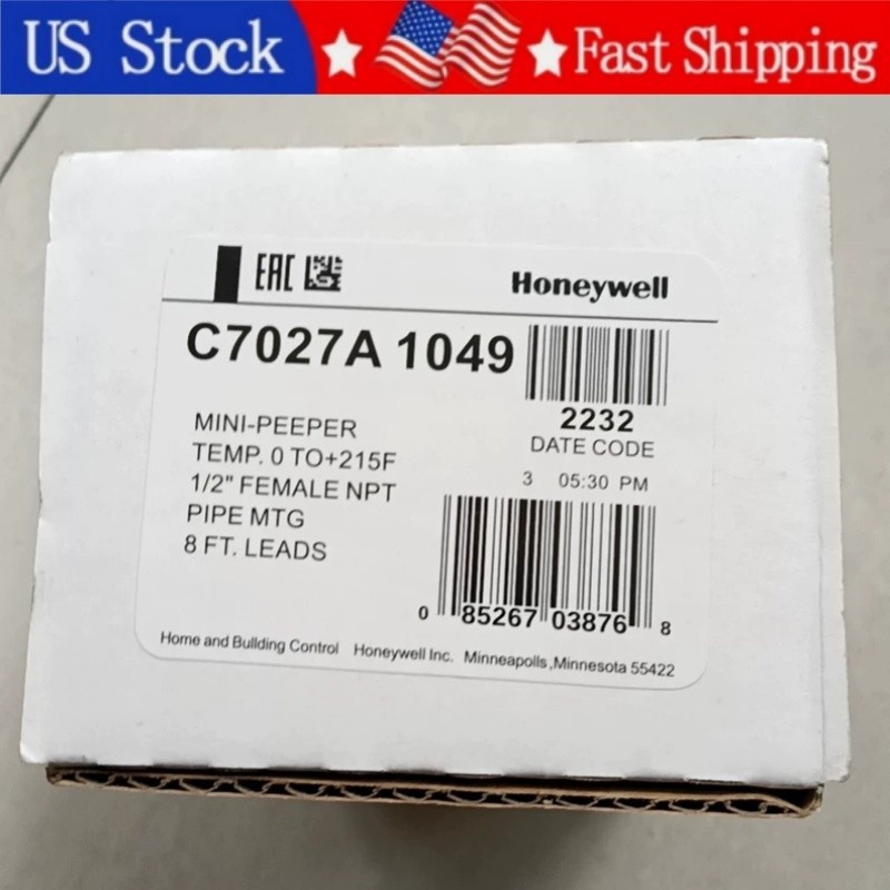 1PCS New Honeywell C7027A1049 Flame Detector Sensor C7027A 1049  Fast Shipping