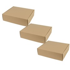 Extra Large Box Mailer Recycled Kraft Gift Shipping Box Packaging 3 Pack picture