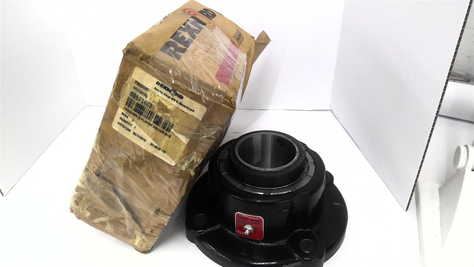 Rexnord FB22448H Self-Aligning Spherical 3 Flange Roller Bearing 3\