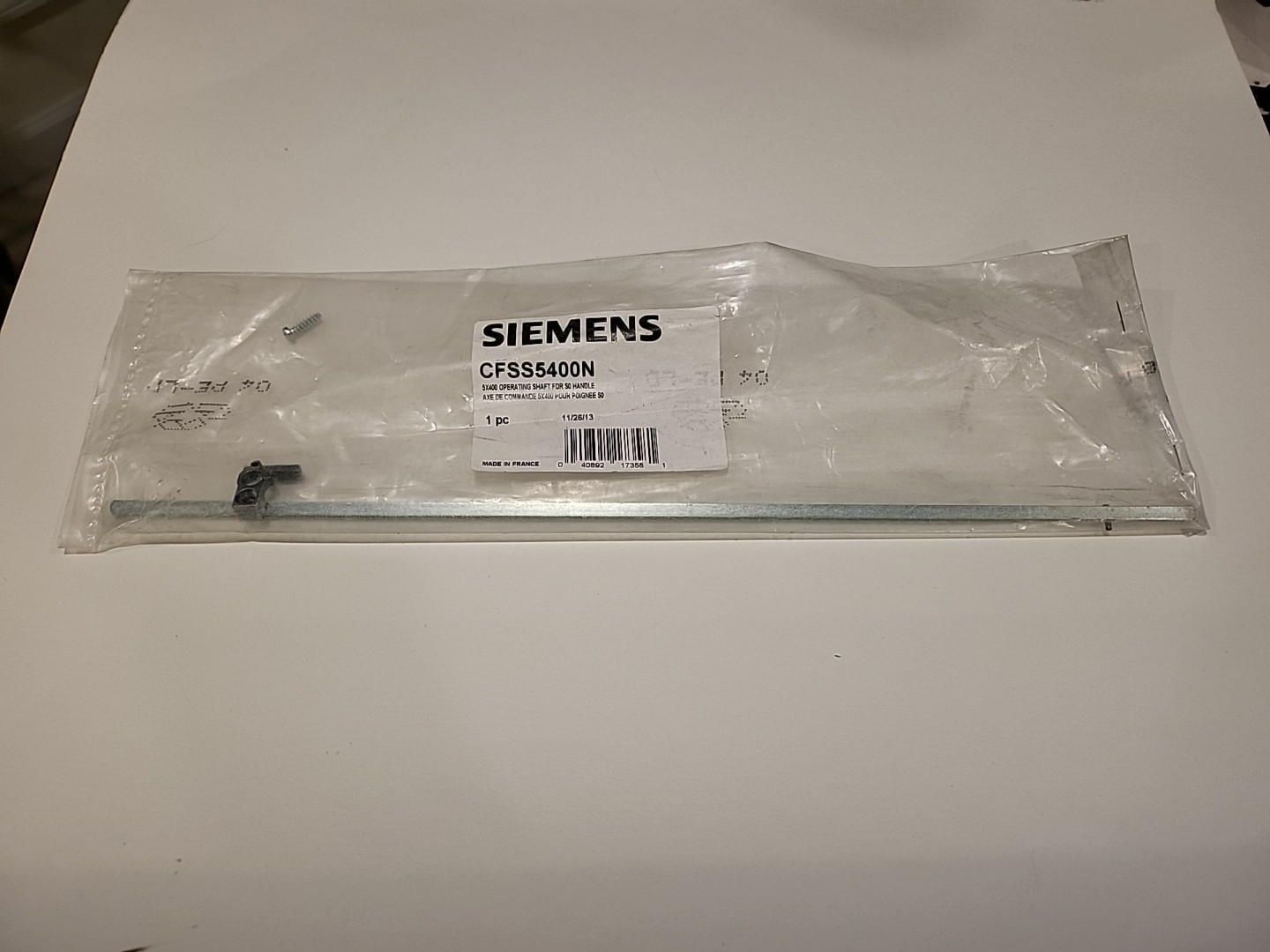 SIEMENS CFSS5400N BREAKER OPERATING SHAFT 5X400MM FOR S1 HANDLE