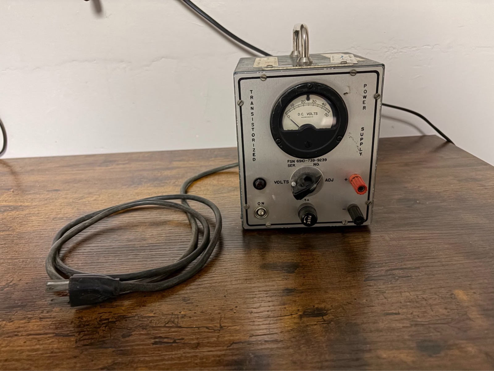 Vintage Military Transistorized Power Supply 0-50V DC WacLine 1420 Tested