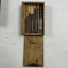 Vintage The C.T.D CO Screw Extractors set of 6 #1 to#6 with wooden Case picture