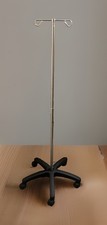 Medline MDS129CS Aluminum Adjustable Five Leg IV Pole picture