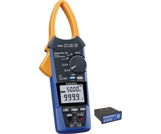 Hioki CM4375-90 True RMS 1000 A AC/DC Clamp Meter with Wireless Adapter Z3210