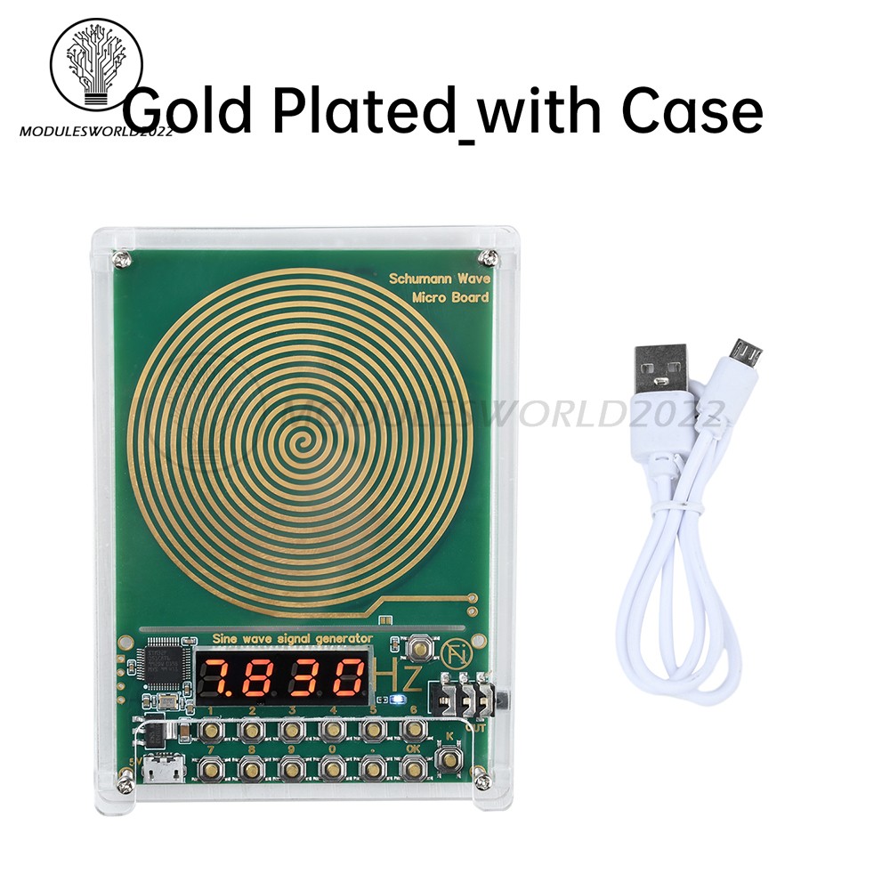 Digital Schumann Wave Generator Adjustable 0.1Hz~100kHz Sine Wave With Case Digital Schumann Wave Generator Adjustable 0.1Hz~100kHz Sine Wave With Case