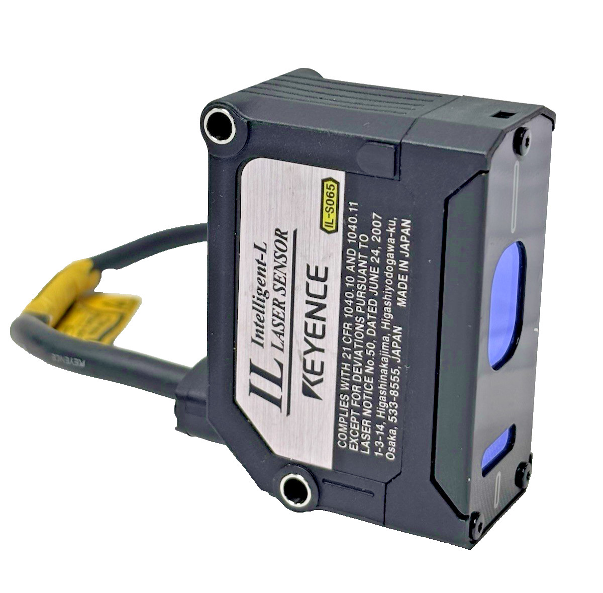 Keyence IL-S065 Intelligent-L Laser Displacement Sensor Head 65mm IP67