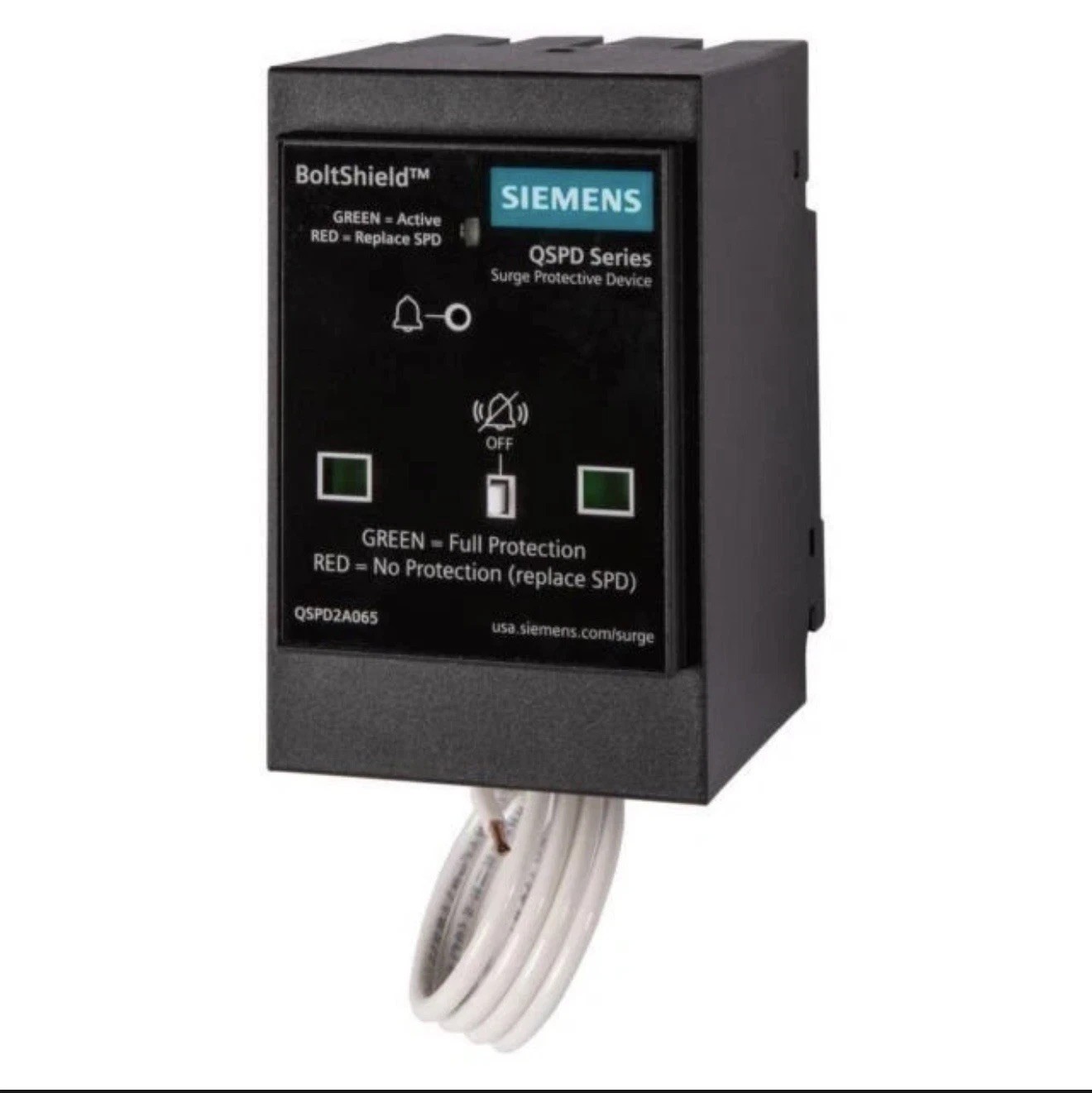 SIEMENS BoltShield 120/240V 65KA AC Home Surge Protection Device QSPD2A065P