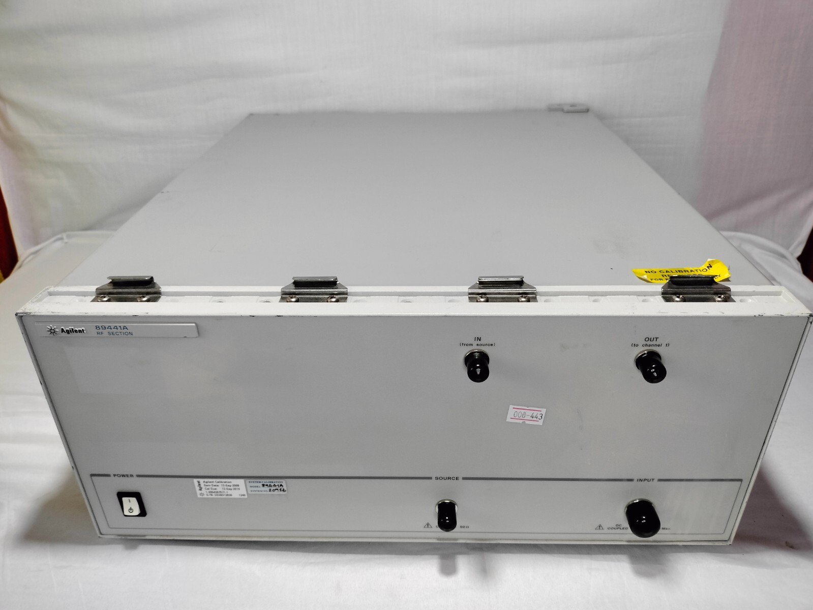 HP Agilent 89441A Vector Signal Analyzer RF Section S/N:US39312630 HP Agilent 89441A Vector Signal Analyzer RF Section S/N:US39312630