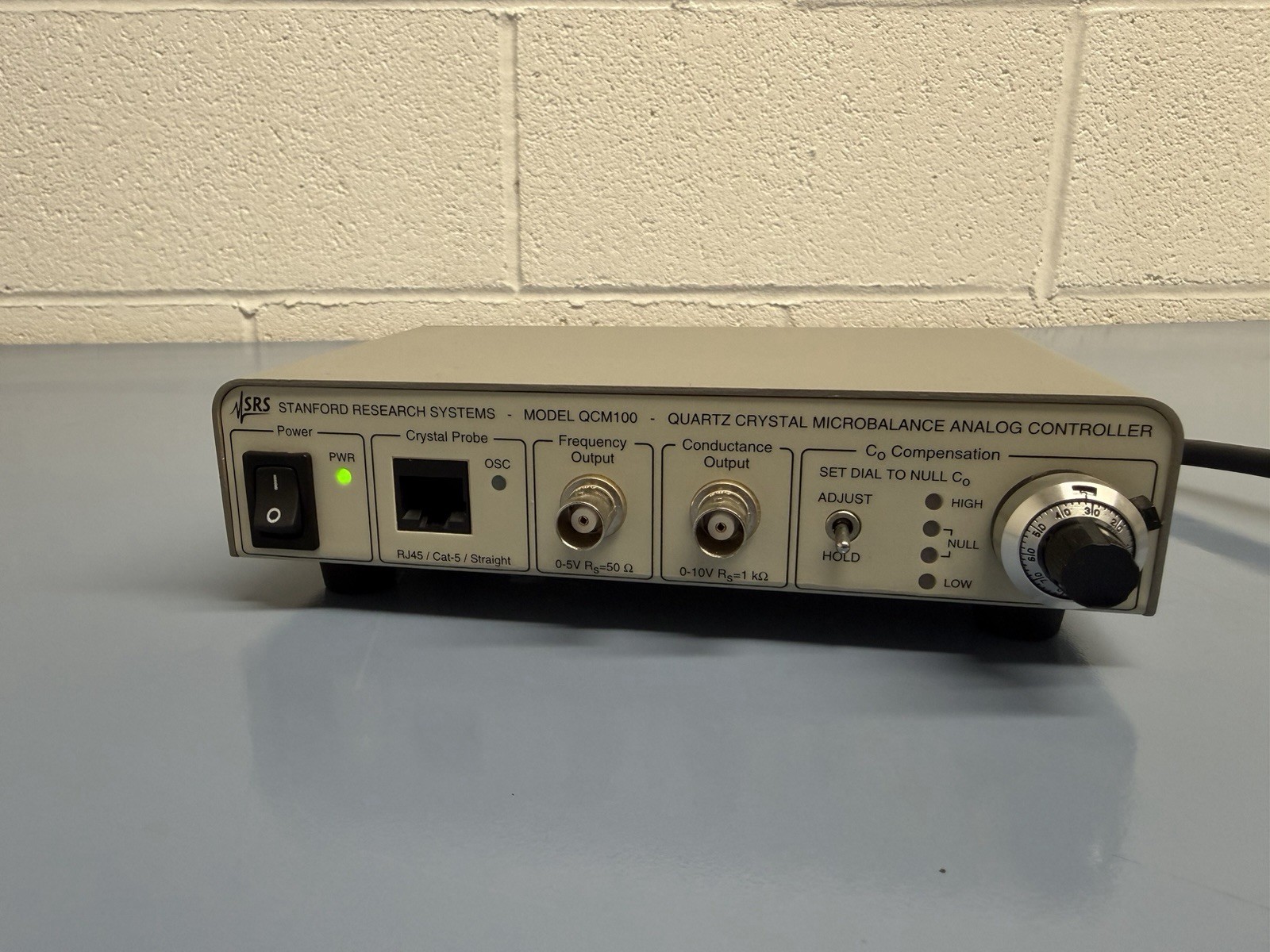 Stanford Research Systems Model QCM100 Quartz Crystal Microbalance Analog Cntrl