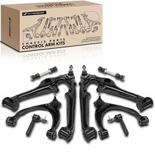 8Pcs Front Suspension Kit, Upper Lower Control Arm, Sway Bar Link picture
