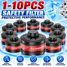 1-10PCS 40mm Replacement Gas Mask Filter Cartridge for Full Face Spray Paint Job picture