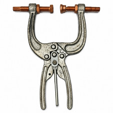 DESTACO 463 Plier Clamp NOS Sealed w/ Swivel Foot & Hex Spindles USA Made picture