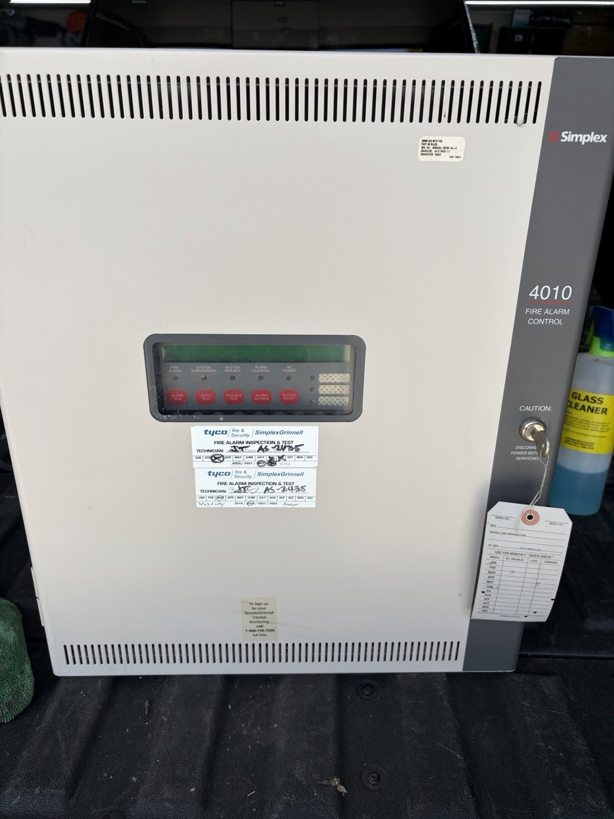 Simplex 4010 Fire Alarm Control Panel Simplex 4010 Fire Alarm Control Panel