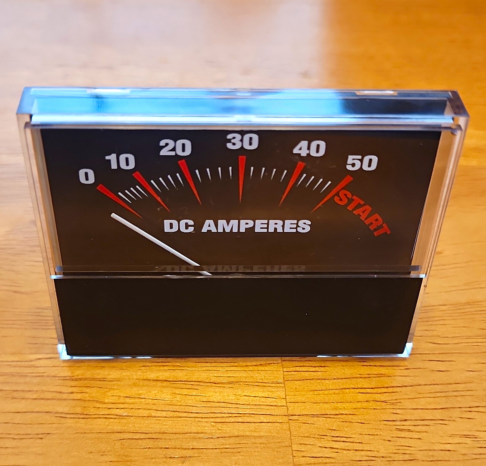 DC Amperes Analog Panel Meter Ammeter Gauge 0-50A START DC Amperes Analog Panel Meter Ammeter Gauge 0-50A START