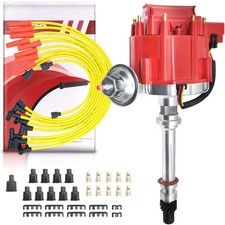 Performance HEI Distributor & Wiring set 65K Coil Compatible with Chevy 305-454 picture