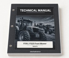Technical Repair Manual fits John Deere F510 F525 Front Mower TM1475 picture