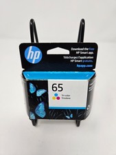 HP 65 Tri-color Ink Cartridge F6U65AN Original Genuine Sealed New Exp. NOV 2024 picture