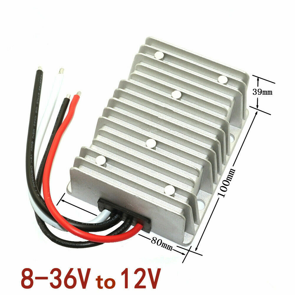 8V-36V to 12V 15A 180W Car regulated power supply module 12V to 12V Waterproof
