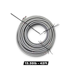 Southwire 68583423 42-Foot 12-Gauge 3-Conductor Type MC Cable, Aluminum picture