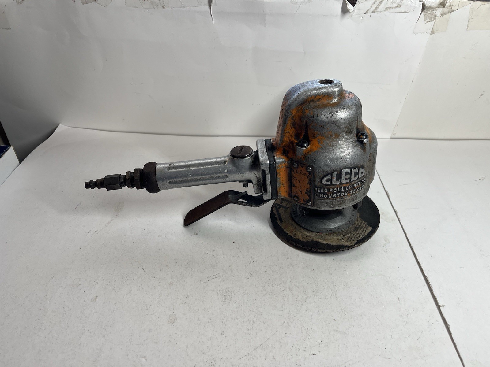 Cleco Pneumatic Angle Grinder 6000 RPM Model 1660/ G9208 Untested PARTS ONLY