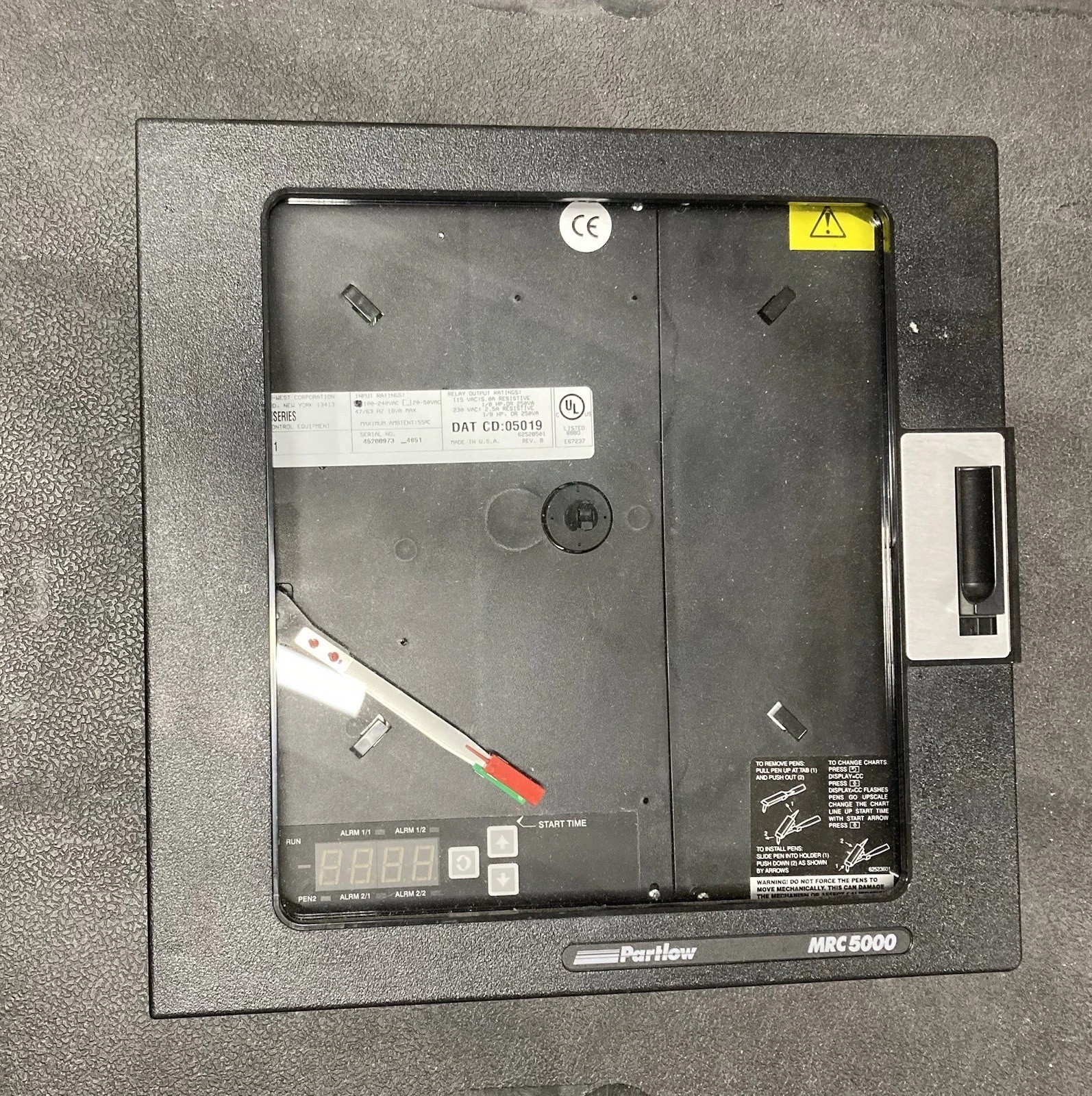 Partlow Process Control Equipment MRC 5000 Series Controller Model 51100011