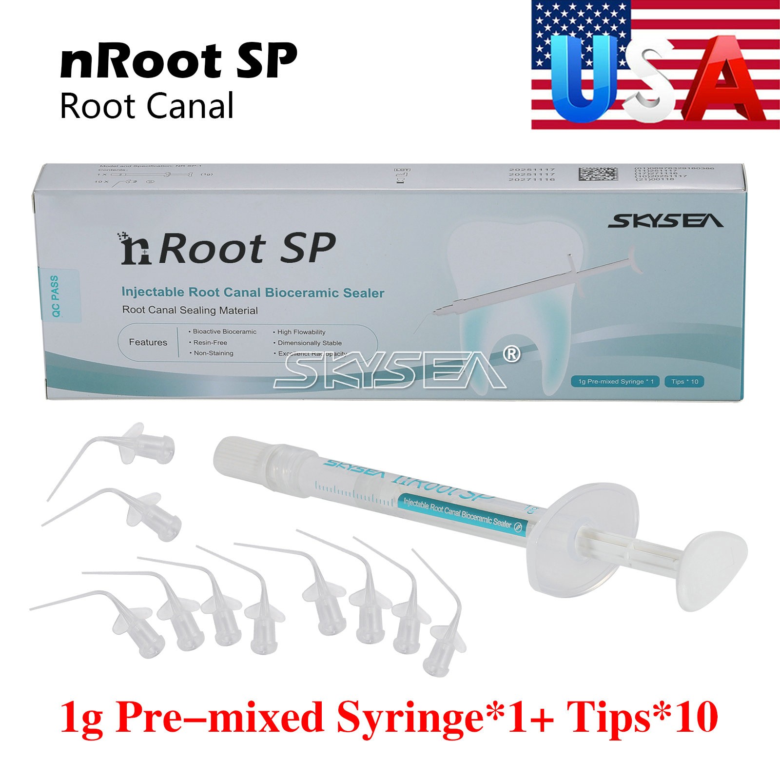 Dental Root Canal endofill Bioceramic Sealer SP Sealing Material Cement