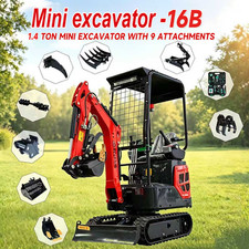 Mini Excavator 1.4TON 13.5HP Briggs Stratton EPA Gas, , 9 Attachments picture