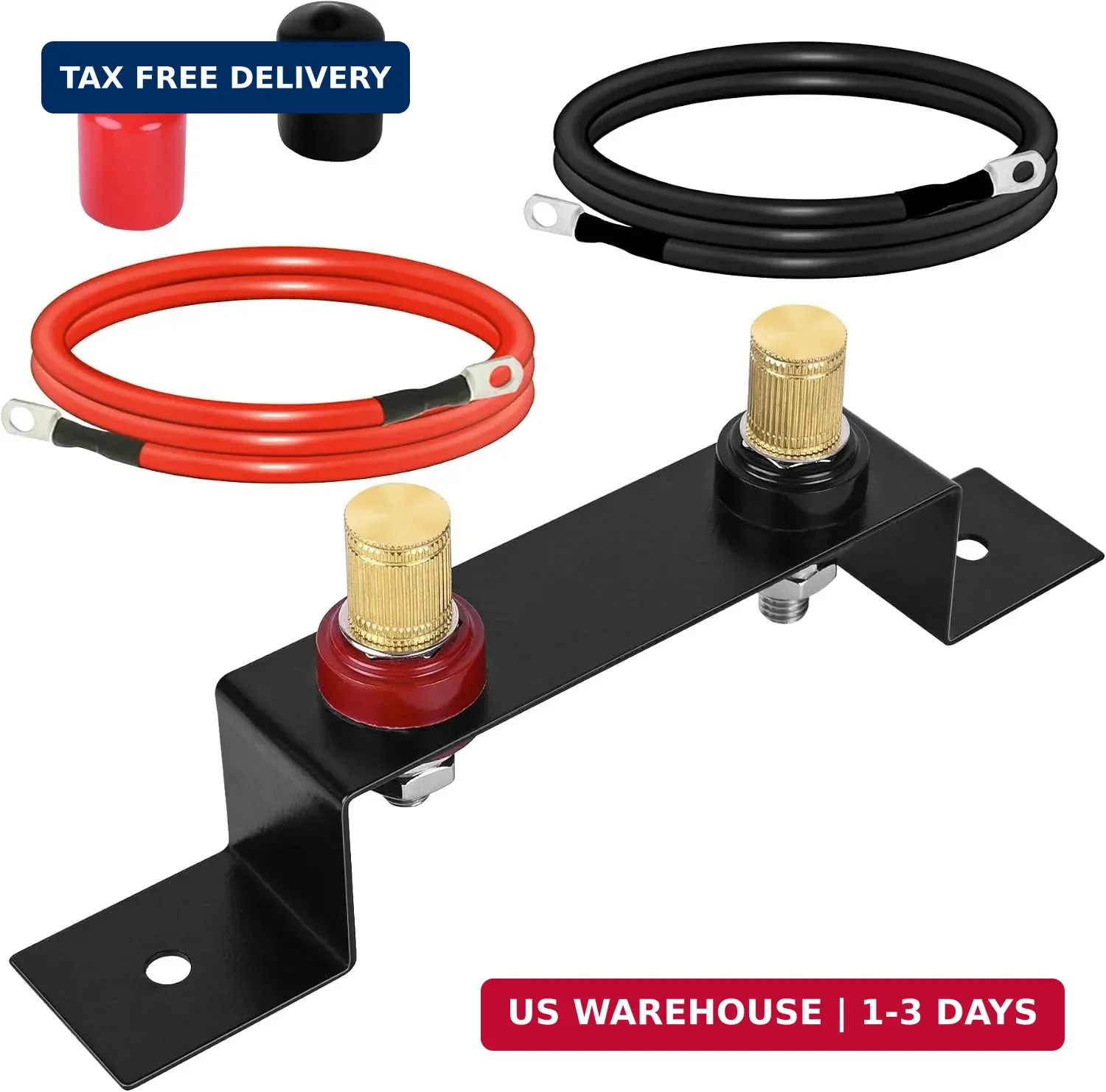 Battery Relocation Kit, Battery Jump Post Kit Heavy Duty Remote Battery Terminal Battery Relocation Kit, Battery Jump Post Kit Heavy Duty Remote Battery Terminal