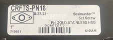 NEW Sealmaster CRFTS-PN16 1'' Mounted Ball Bearing Set Screw Gold Line  picture