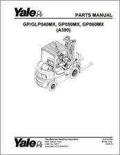 2019 Yale GP - GLP040MX - GP050MX - GP060MX (A390) Fork Lift Parts Manual USB picture