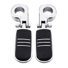 Folding Highway Foot Peg Mounts Pair 2pcs, 1-1/4