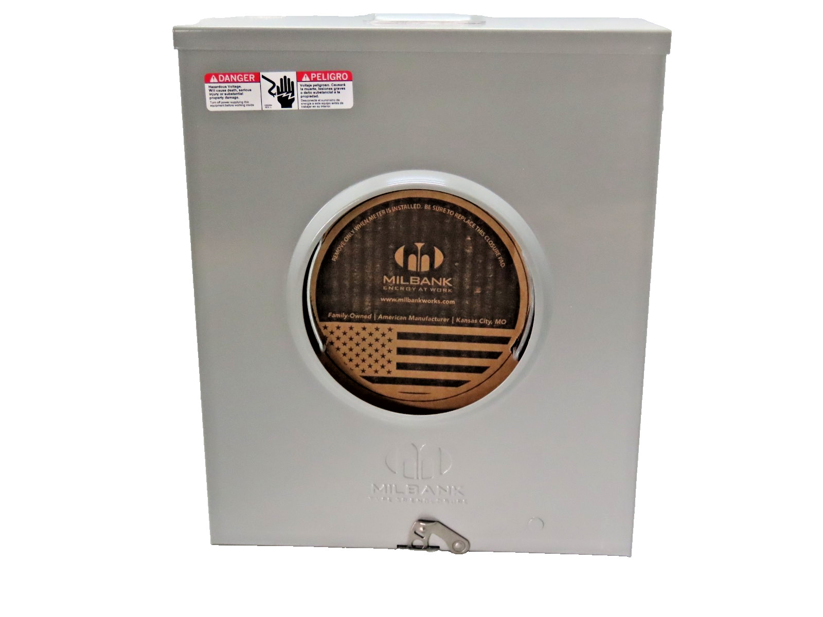 MILBANK U7043-XL-TG-KK-IL-5T9W Meter Box 200 Amp 4T RL OU-KK