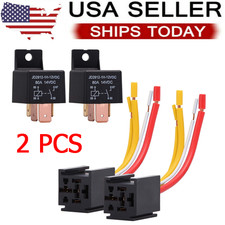 Car Relay 12V 80A SPST 4-pin Heavy Duty Relay Car DC Normal Open Relay 2 PCS picture