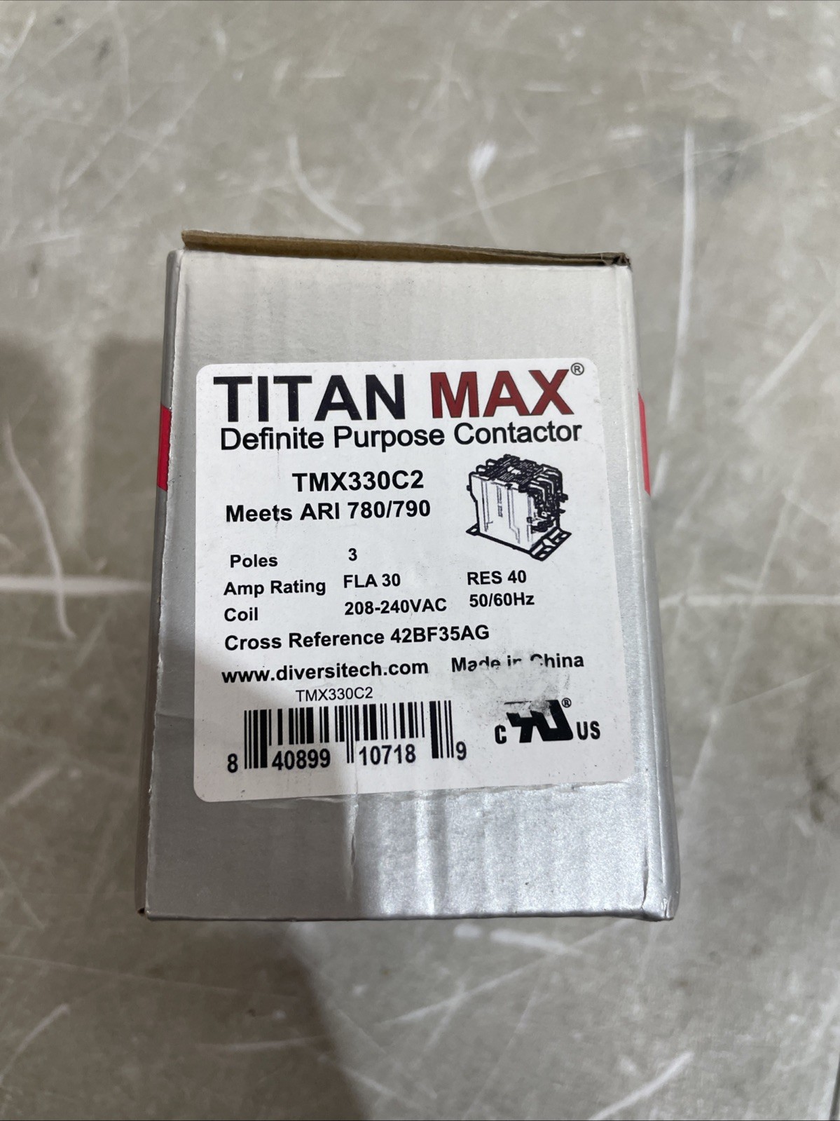 TITAN MAX Definite Purpose Contactor TMX330C2 NEW BOXED By Liberty Industrial