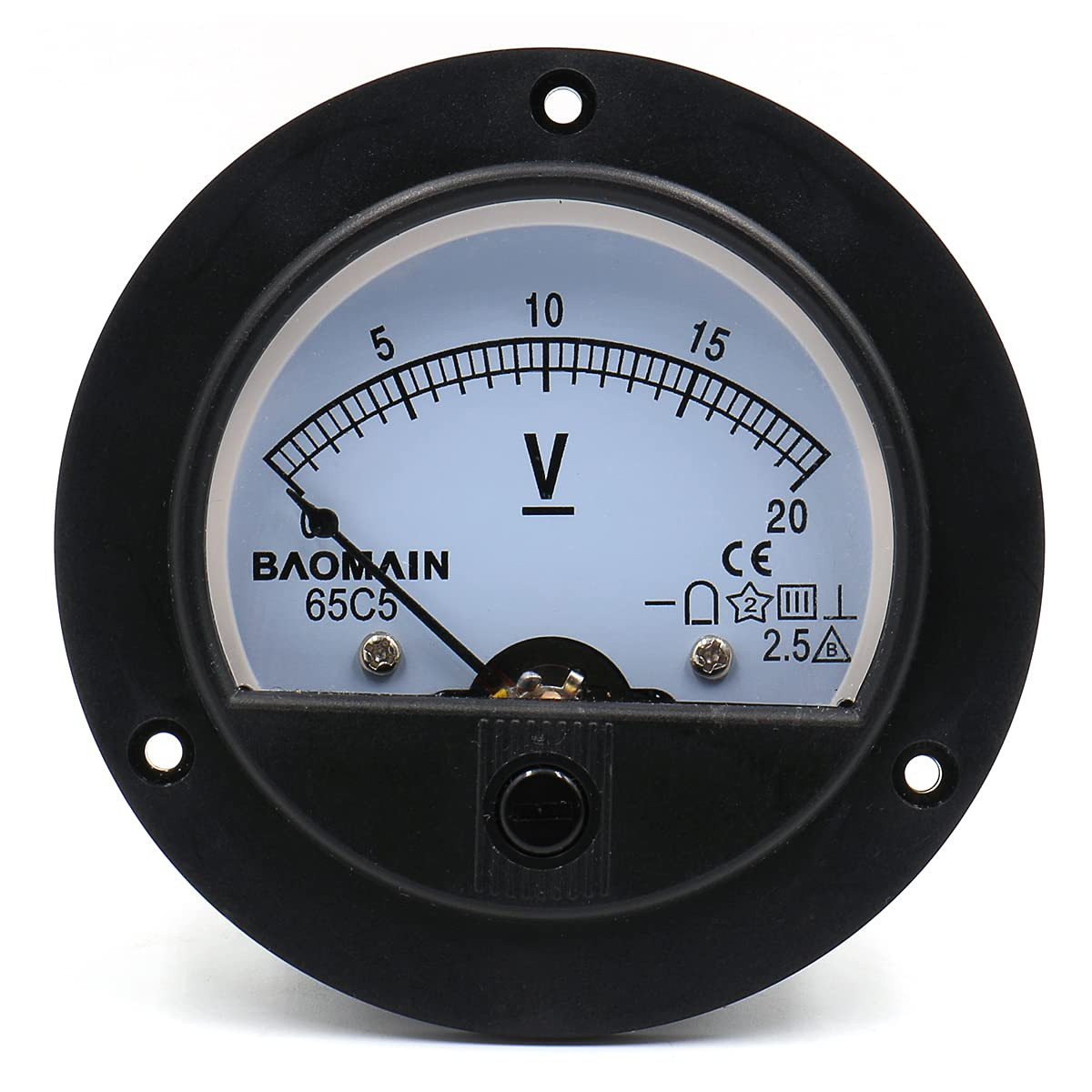 65C5 DC 0-20V Class 2.5 Analog Panel Volt Meter