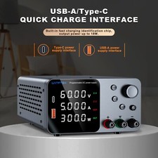 WANPTEK Adjustable DC 0-60V 0-5A Lab Power Supply Variable Bench Switching picture