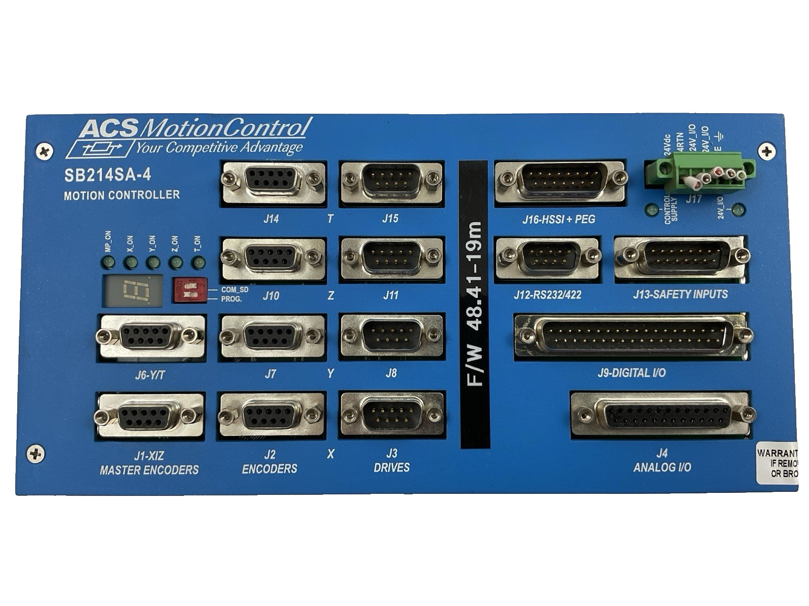 ACS Motion Control SB214SA-4-R-SV Multi-Axis Servo Motion Controller PLC Module ACS Motion Control SB214SA-4-R-SV Multi-Axis Servo Motion Controller PLC Module