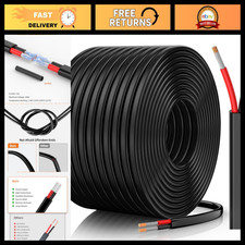 18 AWG 2 Conductor Automotive Wire - 100FT 18 Gauge Electrical Cable for DIY Pro picture
