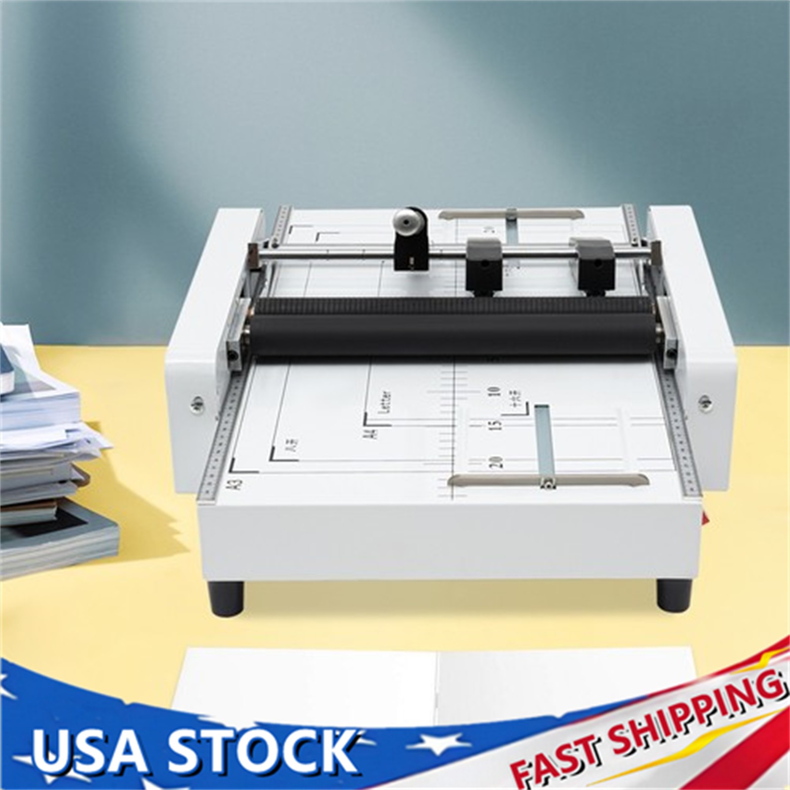 A3 Automatic Book Binder Booklet Maker Booklet Folding/ Binding Machine Office