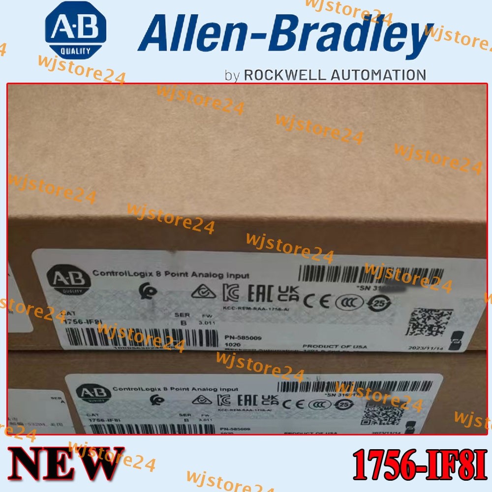 1P New NEW PLC 1756-IF8I ControlLogix 8 Point Analog Input Module 1756IF8I