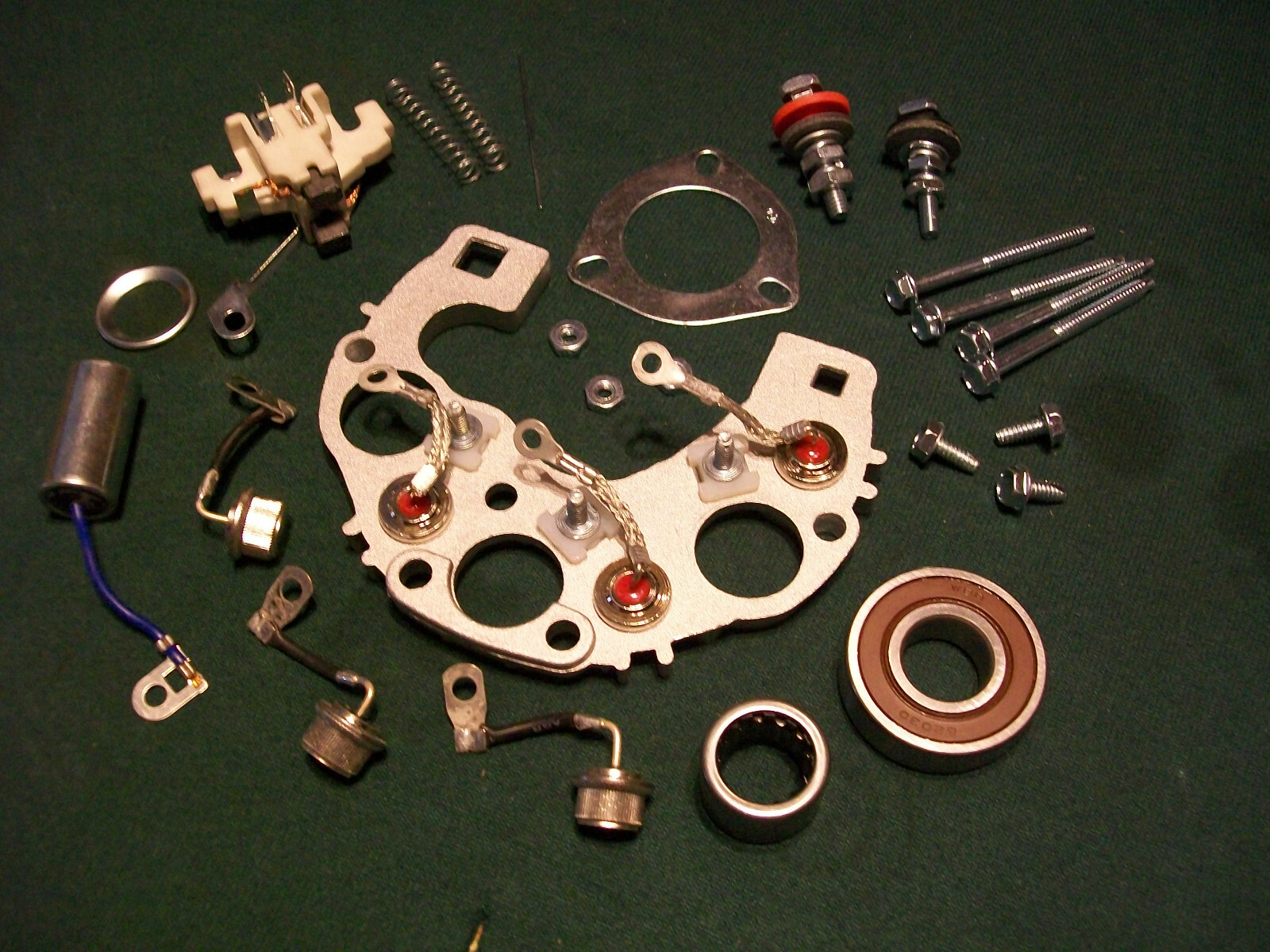 Delco 10DN alternator Rebuild kit Massey Ferguson MF70 MF80 MF180 w Tach Drive