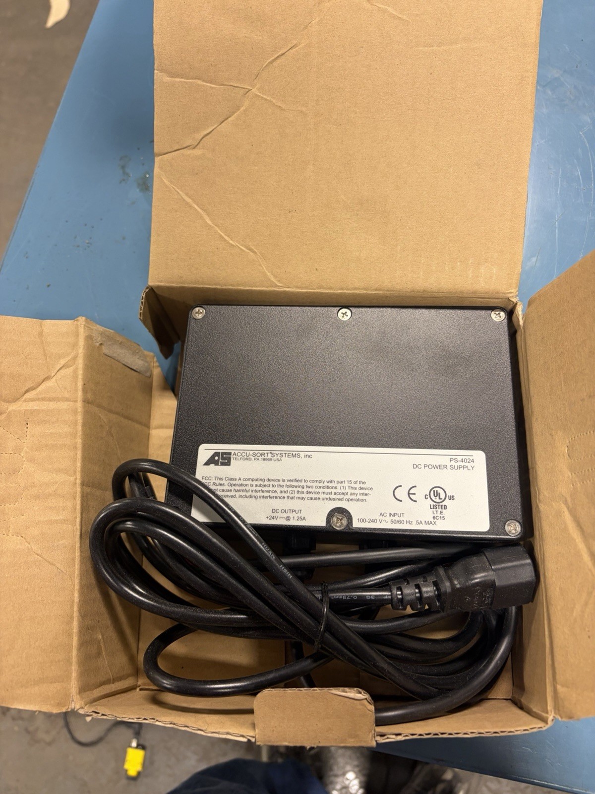 Accu-sort PS-4024 Ac To Dc Power Supply 24v-dc 1.25a 100-240v-ac Accu-sort PS-4024 Ac To Dc Power Supply 24v-dc 1.25a 100-240v-ac