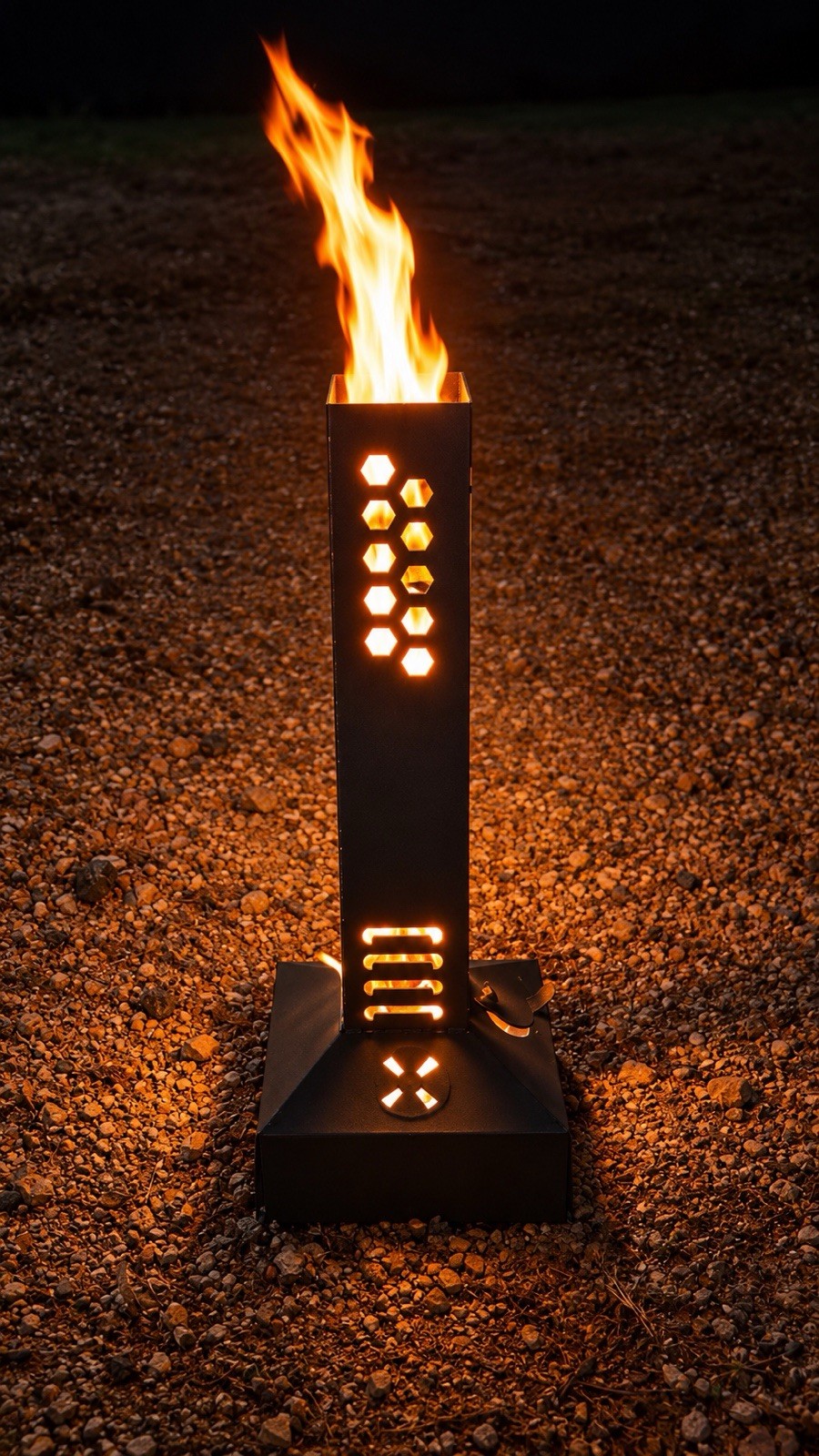 Smudge Pot Black Diesel fueled outdoor  heater. Fully welded
