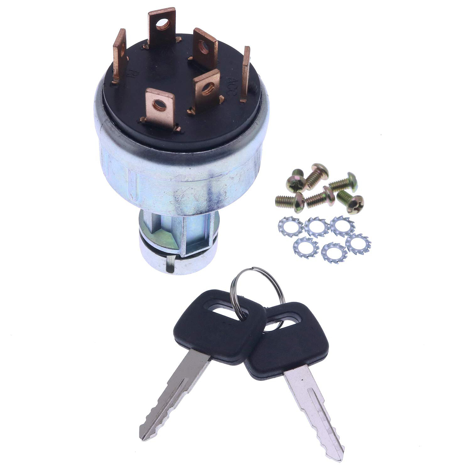 Tractor Ignition Starter Key Switch 194155-52110 Momentary Glow Plug Position