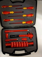 Brand New Set Wiha 31691 24 Piece Insulated Tool Set Sockets Ratchet  picture