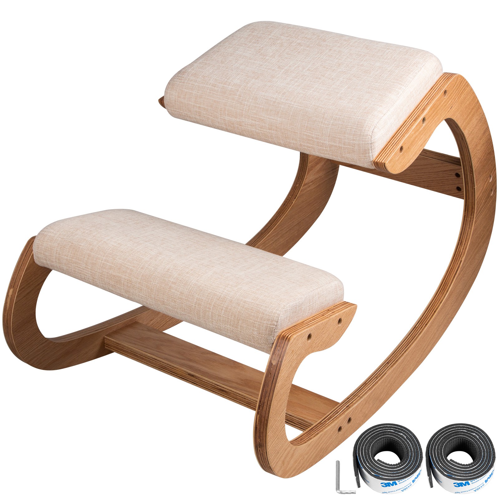 Uimoso Ergonomic Kneeling Chair Rocking Stool Upright Posture Work Home Office Uimoso Ergonomic Kneeling Chair Rocking Stool Upright Posture Work Home Office