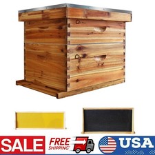 Beehive 20 Frame Complete Box Kit (10 Deep-10 Medium) Langstroth Beekeeping picture